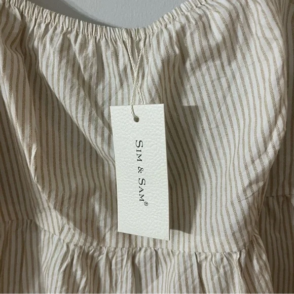 Sim and Sam Baby Doll Top Size Medium NWT - Picture 6 of 11